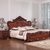 美式床全实木欧式雕花欧式古典家具1.8米(内径1.8*2.0米)第3张高清大图