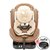 韩国 aikaya爱卡呀儿童安全座椅isofix 3c 进口宝宝婴儿安全座椅汽车用 0-7岁(坐躺调节 车载头等舱)(经典米色)第3张高清大图