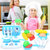 雨儿 儿童过家家仿真迷你厨房玩具小女孩厨房厨具宝宝做饭玩具(粉色厨房16件套+水果切切乐10件套)第5张高清大图