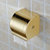 皇姿 浴室防水纸巾盒卫生间 不锈钢厕所纸巾架(A款金色)第3张高清大图