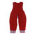 男女宝宝冬季加厚背带裤子灯芯绒0-1-3岁婴幼儿保暖夹棉裤(小象玫红 80)第3张高清大图