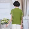 芭黎依橱2013夏装妈妈装中年女装短袖T恤(绿色 L)
