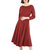 MaxMara女士红色连衣裙 122601830600438红 时尚百搭第2张高清大图