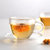 雅集素雅系列咖啡品茶杯 小资花茶杯耐高温高硼硅玻璃水杯 杯子100ML第2张高清大图