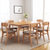 全实木独特餐桌椅组合橡木环保家具北欧现代简约一桌四椅饭桌(原木色-1.16米单独餐桌)第2张高清大图