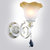 雷士照明NVC 单头壁灯 客厅餐厅壁灯卧室壁灯 时尚床头灯 ECB9005/1欧式壁灯(含3瓦LED白光光源)第2张高清大图