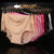 菲界3条装蕾丝一片式无痕冰丝中腰纯棉裆薄款透气女内裤18020(3色随机 M)第2张高清大图
