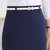 VEGININA 夏季职业裙包裙包臀裙半身裙一步裙 9604(深蓝色 XL)第4张高清大图