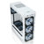先马（SAMA）阿拉丁白色 游戏电脑机箱(七彩炫光面板/全白五金/七种灯光选择/USB3.0/SSD/背线/支持水冷)第4张高清大图