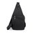 瑞士军刀胸包 单肩斜挎包 户外运动骑行包 旅行小背包帆布包SA8100(黑色)第4张高清大图