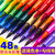 软头水彩笔可水洗48色彩色笔12色学生儿童幼儿园画画笔美术绘画笔第2张高清大图