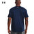 安德玛男款套头圆领运动短袖T恤216M深蓝色 国美甄选第3张高清大图