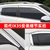 2021款北京现代ix35车窗雨眉ix25晴雨挡改装专用汽车用品配件装饰(09-17款现代IX35｜304不锈钢亮条｜4片装)第2张高清大图