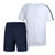 2016夏季新款NIKE耐克运动套装男短袖短裤休闲大码跑步运动服(白色 3XL)第5张高清大图
