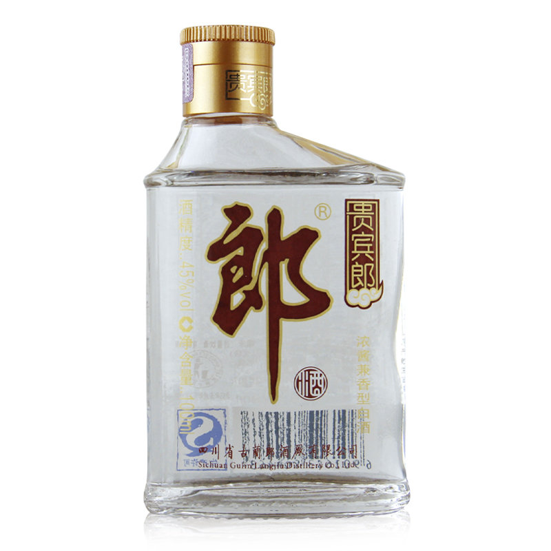 45度郎酒贵宾小郎酒浓酱兼香型白酒小酒单瓶装100ml