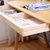 一米色彩 日式小户型实木书桌现代北欧电脑桌大容量带抽屉写字台家用办公桌(升级款原木色 1.4米/桌+椅)第4张高清大图