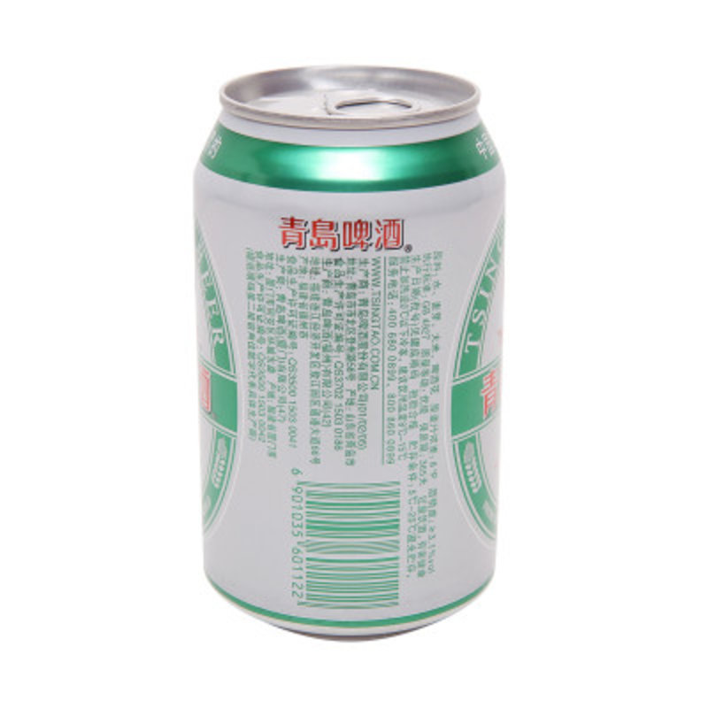 青岛淡爽型啤酒促销装330ml6组