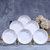 6只装盘子菜盘圆盘家用可微波餐具套装陶瓷骨瓷白瓷盘子中式餐具(金枝7英寸圆盘10个)第2张高清大图