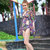 雅凯诗网纱内连体两件套泳装女 东南亚风格 性感可爱ins异域风情60001(蓝色 M)第4张高清大图