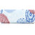 三利 纱布棉竹纤维AB版面巾 34×76cm 波西米亚风格洗脸毛巾(青蓝褐红)第2张高清大图