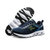 特步男子跑步鞋缓震防滑运动男鞋网布系带舒适旅游鞋983319119271(灰兰 45)第3张高清大图