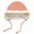 milkyfriends宝宝秋冬季毛线帽时尚毛线帽宝宝手工编织帽婴儿帽子(粉红色 均码6-15个月（46-49CM）)第2张高清大图