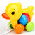 【爱亲亲】 婴儿玩具 动物拖拉滚球玩具 可爱小鸭子 宝宝必备玩具第5张高清大图