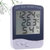 雨花泽 商务型电子温湿度计 赠送室外温度计探头TA388 室内外温湿度时间显示第2张高清大图