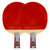 红双喜五星级直拍乒乓球拍对拍附拍包+乒乓球T5006套装 国美超市甄选第3张高清大图