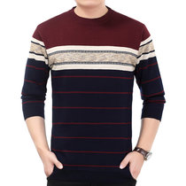 冬季加厚加绒保暖毛衣针织衫(6856红色)