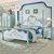 拉斐曼尼 SHA002 主卧室家具美式乡村实木床田园欧式床公主床手绘双人床(1.5m*2.0m)第3张高清大图