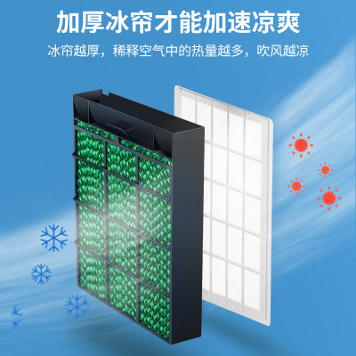 先锋(Singfun）空调扇 LG04-9DREC冷风扇 单冷遥控控制 家用节能 广角送风 加湿过滤 5L水箱 支持防尘