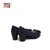 马内尔2020年春季新品专柜同款真皮粗跟女鞋潮流百搭单鞋女G05071(蓝色 39)第2张高清大图