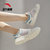 安踏女跑步鞋 网面透气休闲鞋舒适耐磨易弯折科技运动鞋37.5象牙白 国美超市甄选第5张高清大图
