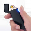 酷隆 USB触摸双面打火机 充电防风创意电子点烟器(黑色)