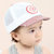 牛奶朋友婴儿帽子春秋宝宝帽薄款新生儿棒球帽婴儿鸭舌帽网格夏款(红色（网格） 48号：帽围（47-49cm）)第3张高清大图