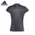 阿迪达斯羽毛球服女款比赛运动服速干短袖春夏团购印字T恤FM2014(FM2013黑色 L)第3张高清大图