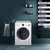 TCL 8公斤 洗衣机全自动 滚筒 洗烘一体 一键操作 罩极风机（芭蕾白）XQG80-Q300D(芭蕾白 8公斤)第2张高清大图