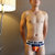 华杰龙HUAJIELONG男士低腰三角拼色内裤 男式单条三角男男内裤(橙色 XL)第3张高清大图