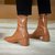 SUNTEK靴子女短靴2021年新款棉鞋子冬加绒方头粗跟白色漆皮瘦瘦靴马丁靴(39 黑色单里)第4张高清大图