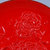 中国龙瓷 商务办公礼品创意办公室摆件礼物家居装饰品8寸国色天香挂盘（红-浮雕)第3张高清大图
