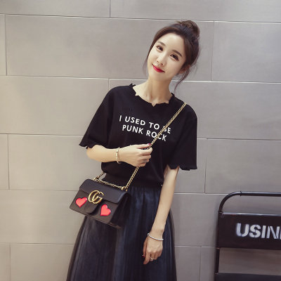 【女 网红同款衣服快手韩版社会下衣失踪下体