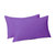 青未了涤棉素色枕套一对装(紫色)第4张高清大图