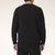 Adidas阿迪达斯新款男装运动服圆领卫衣三条纹针织套头衫GK9078(黑色)第3张高清大图