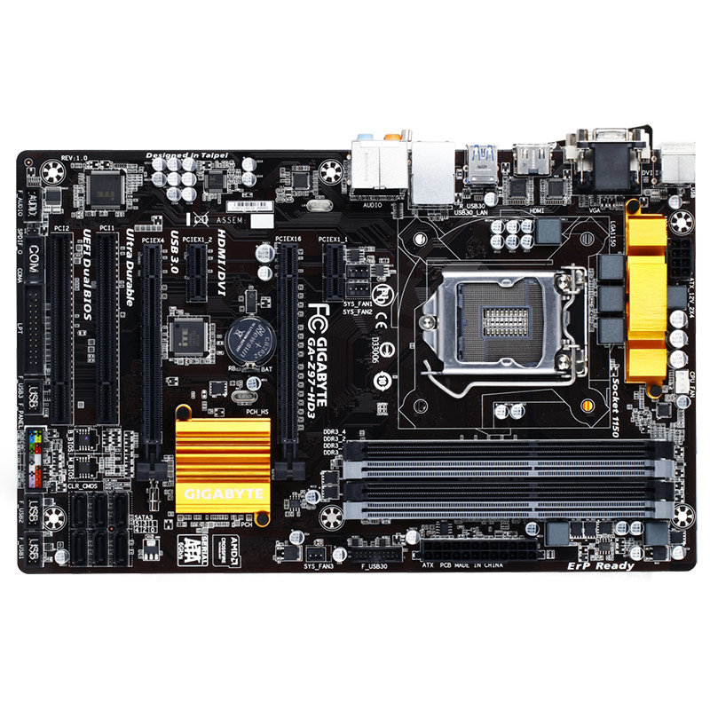 技嘉gigabytegaz97hd3主板z97lga1150全固态新品