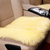 尼罗河冬季纯羊毛汽车坐垫家用办公沙发车用座垫单片方垫短羊毛(米黄色)第2张高清大图