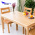 天米 TIMI 日式白橡实木餐桌椅 1.2米1.4米餐厅饭桌组合(原木色 1.4米餐桌+4把高背椅)第3张高清大图