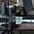 择木宜居 台式组合书桌 学习桌电脑桌子办公桌 写字台(黑架+深胡桃 920*610*870)第5张高清大图