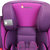 英国zazababy婴儿儿童安全座椅车载宝宝汽车用9个月-12岁3c认证(紫色)第5张高清大图