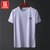 吉普盾  新品青年男士运动衫 休闲款光板纯色短t 半袖T恤打底衫9618(黑色 M)第2张高清大图